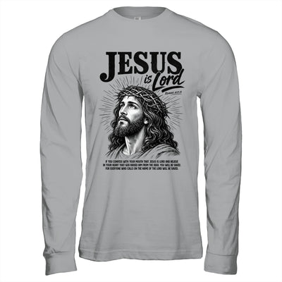 Jesus Is Lord Romans 10 9 Christian Faith Bible Religious Shirt & Hoodie | teecentury