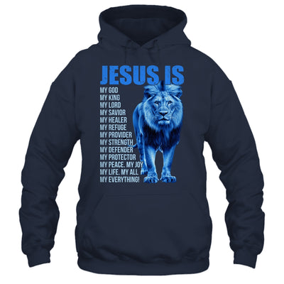 Jesus Is My God King Lord Savior Lion Christian Religious Shirt & Hoodie | teecentury
