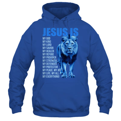 Jesus Is My God King Lord Savior Lion Christian Religious Shirt & Hoodie | teecentury