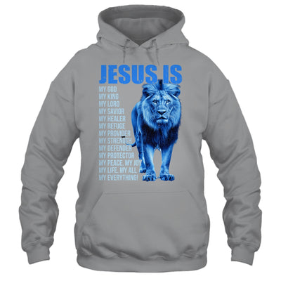 Jesus Is My God King Lord Savior Lion Christian Religious Shirt & Hoodie | teecentury