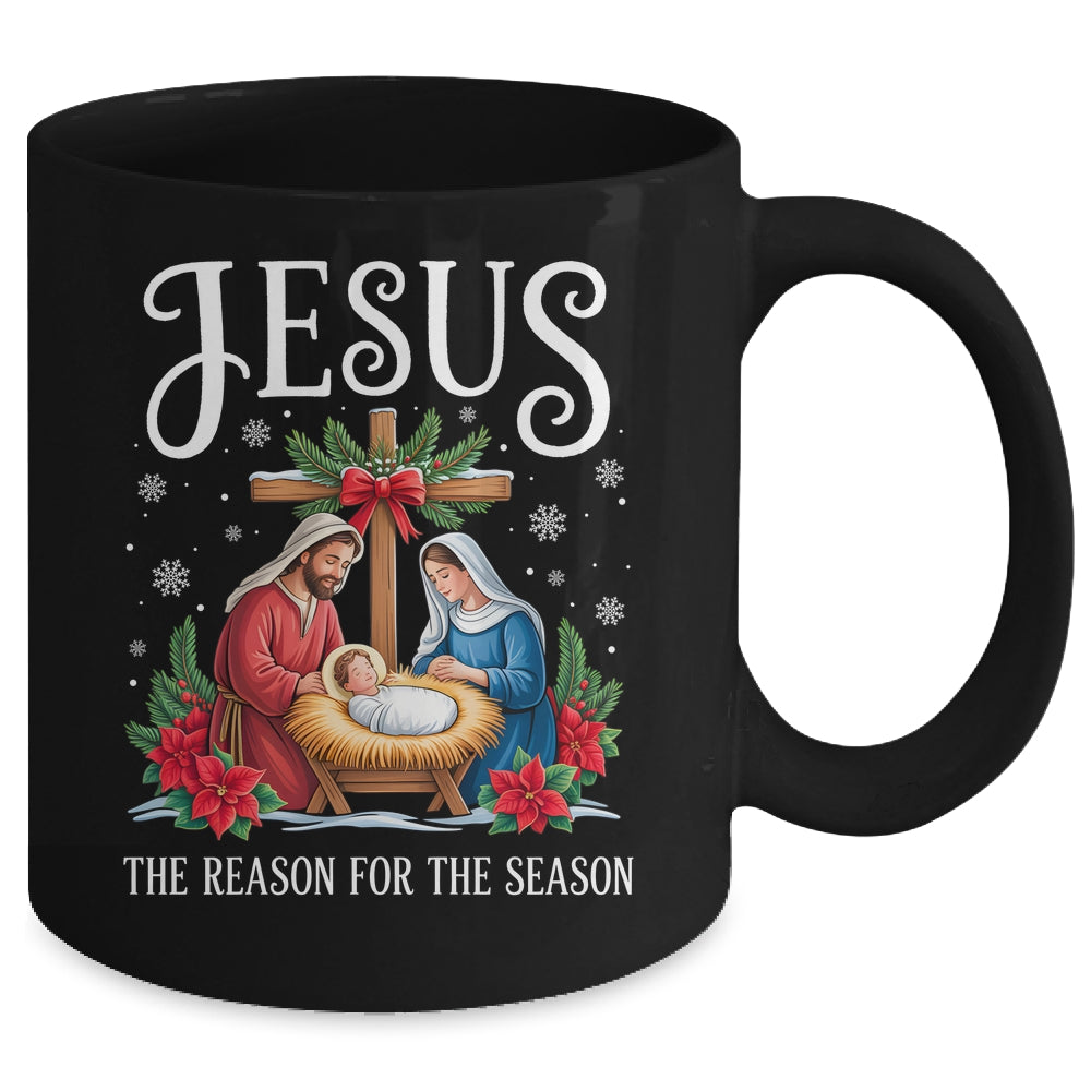 Jesus Is The Reason For The Season Christmas Christian Women Mug | teecentury
