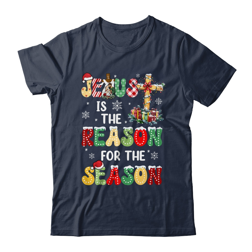 Jesus Is The Reason For The Season Christmas Christian Xmas Shirt & Sweatshirt | teecentury