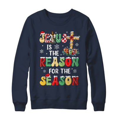 Jesus Is The Reason For The Season Christmas Christian Xmas Shirt & Sweatshirt | teecentury
