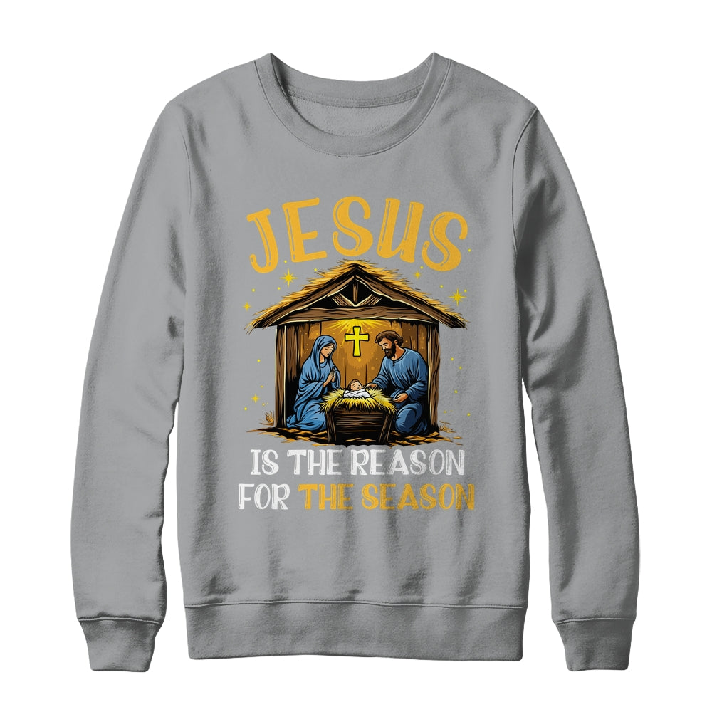 Jesus Is The Reason For The Season Christmas Xmas Christian Shirt & Sweatshirt | teecentury