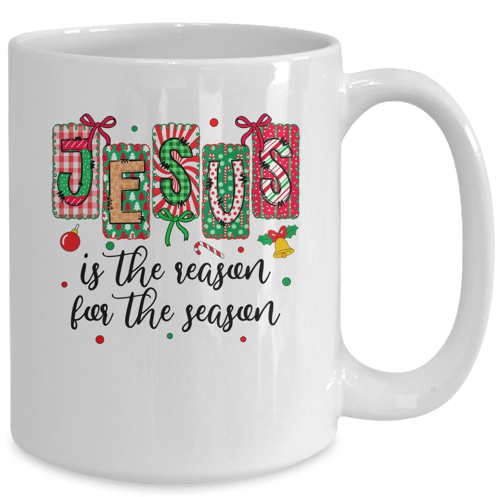 Jesus Is The Reason For The Season Coquette Christmas Christian Mug | teecentury