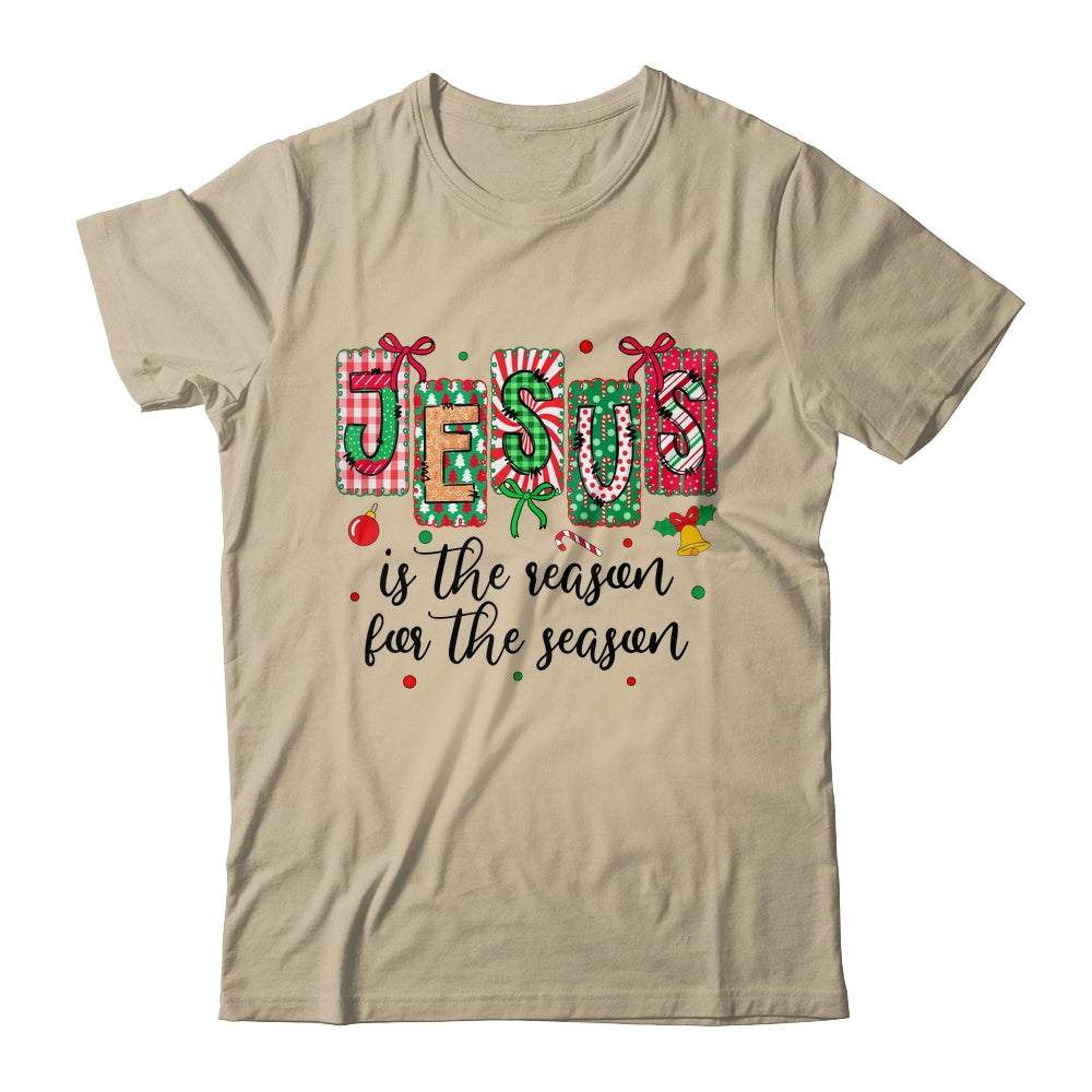Jesus Is The Reason For The Season Coquette Christmas Christian Shirt & Sweatshirt | teecentury