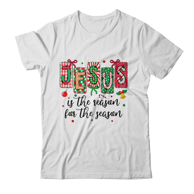 Jesus Is The Reason For The Season Coquette Christmas Christian Shirt & Sweatshirt | teecentury