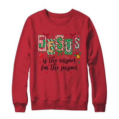 Jesus Is The Reason For The Season Coquette Christmas Christian Shirt & Sweatshirt | teecentury