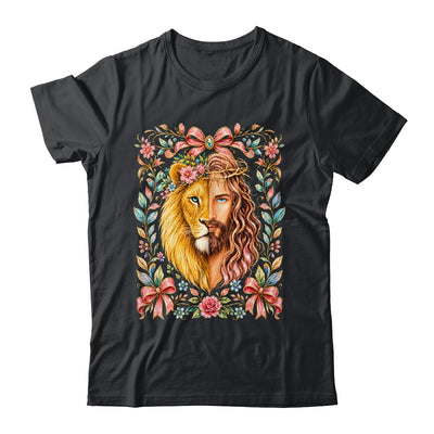 Jesus Lion Of Judah Floral Christian Faith Women Floral Shirt & Hoodie | teecentury