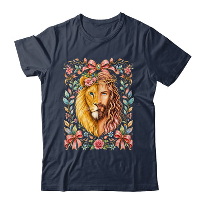 Jesus Lion Of Judah Floral Christian Faith Women Floral Shirt & Hoodie | teecentury
