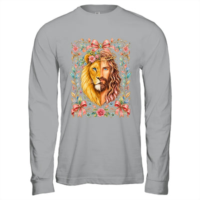 Jesus Lion Of Judah Floral Christian Faith Women Floral Shirt & Hoodie | teecentury