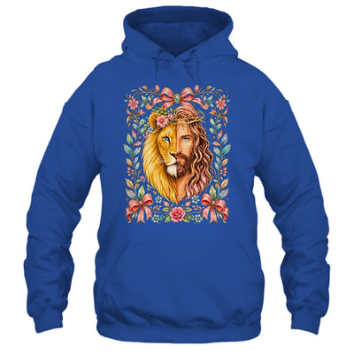 Jesus Lion Of Judah Floral Christian Faith Women Floral Shirt & Hoodie | teecentury