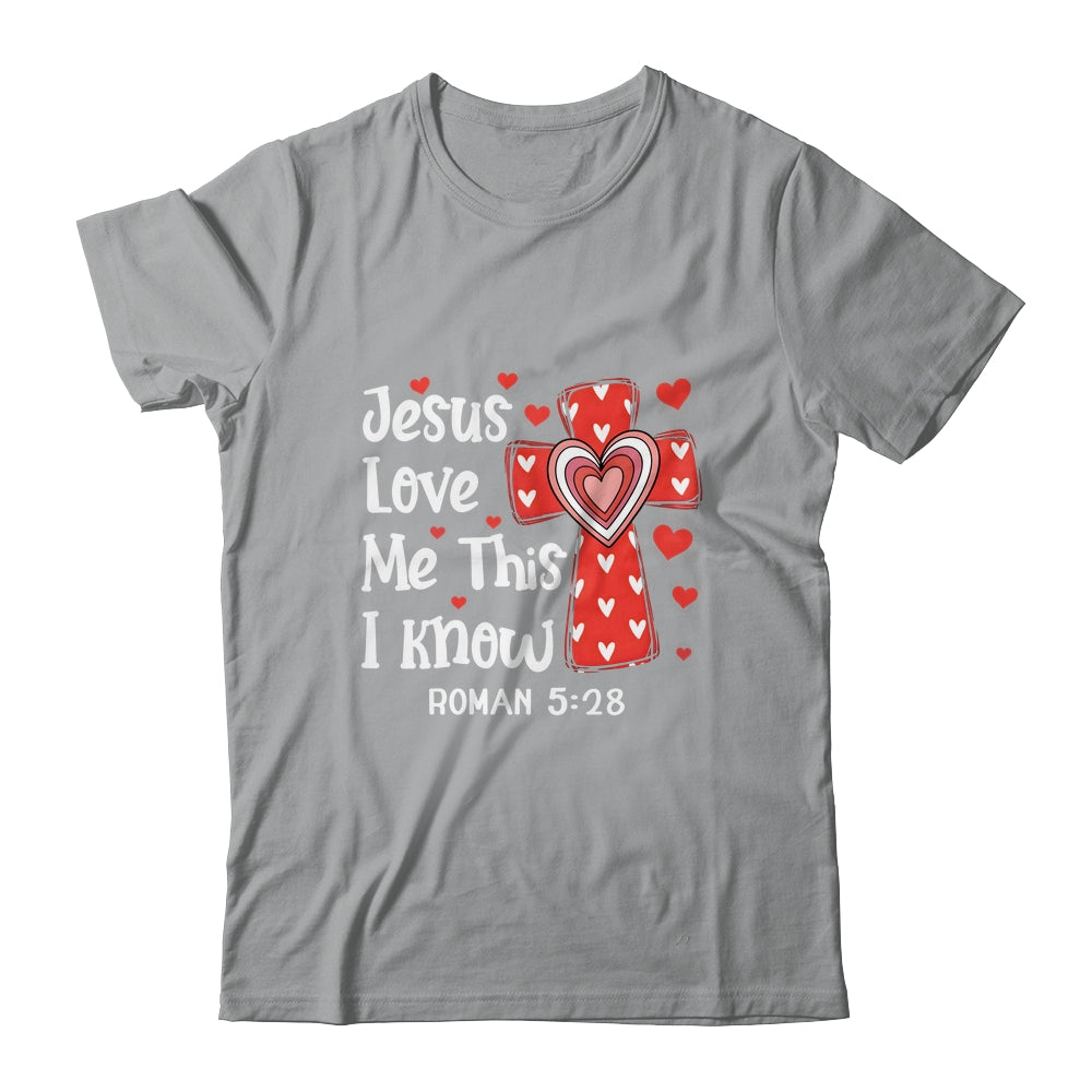 Jesus Love Me Cross Faith Valentines God Christian Religious Shirt & Tank Top | teecentury