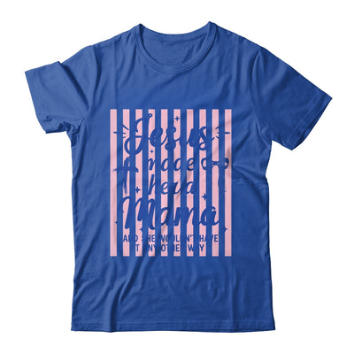 Jesus Made Her A Mama Coquette Christian Mom Mothers Day Shirt & Tank Top | teecentury