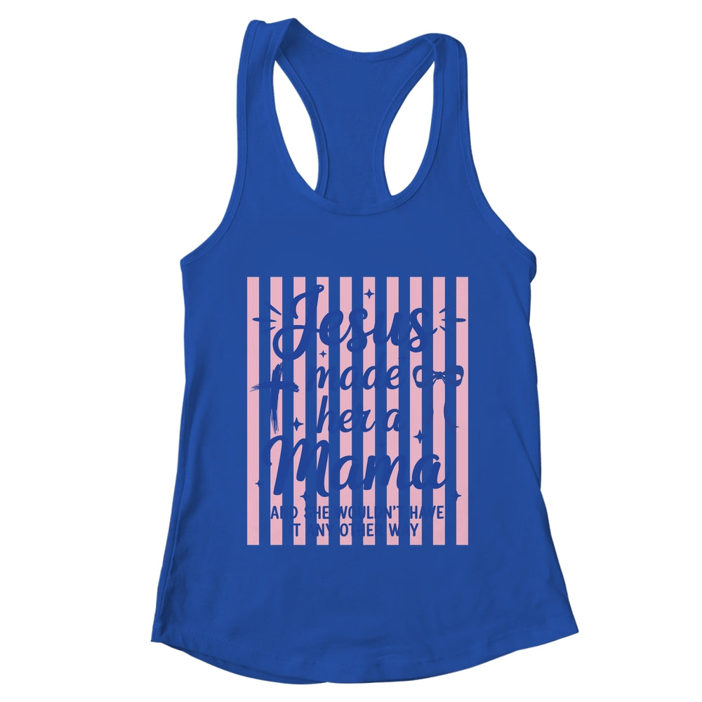 Jesus Made Her A Mama Coquette Christian Mom Mothers Day Shirt & Tank Top | teecentury