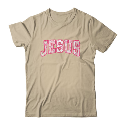 Jesus Religious God Christian Faith Preppy Floral Women Shirt & Tank Top | teecentury