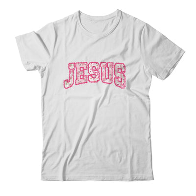 Jesus Religious God Christian Faith Preppy Floral Women Shirt & Tank Top | teecentury