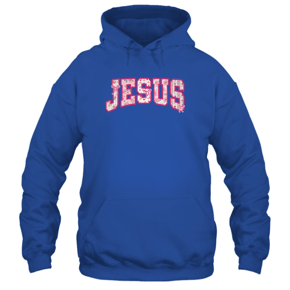 Jesus Religious God Christian Faith Preppy Floral Women Shirt & Tank Top | teecentury