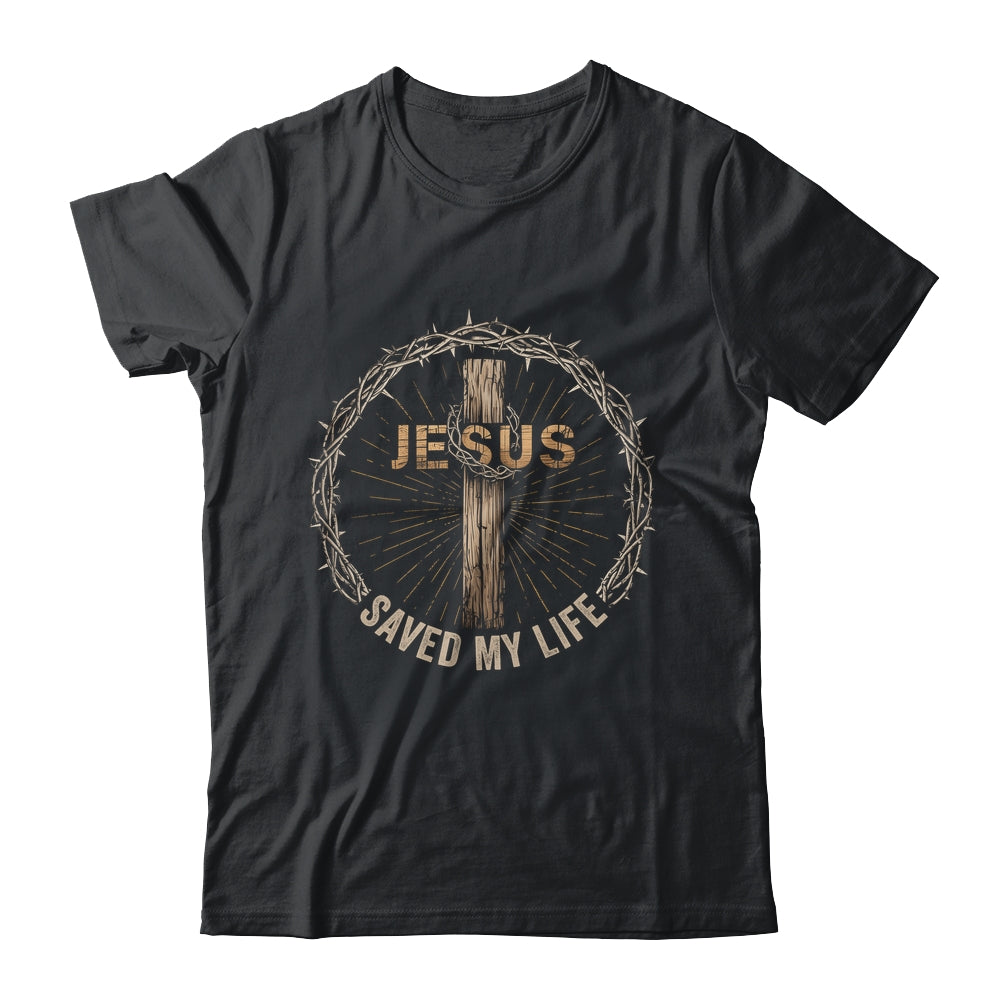 Jesus Saved My Life Christian Religious Bible Church Shirt & Hoodie | teecentury