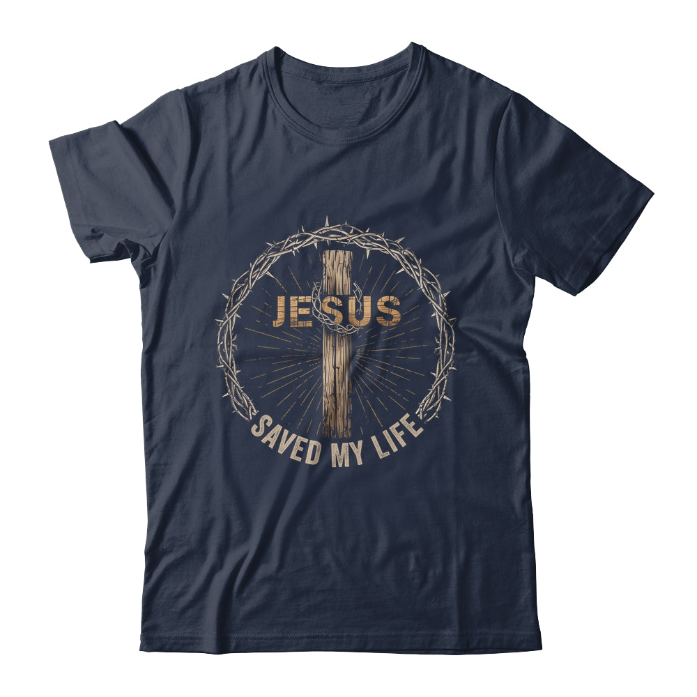 Jesus Saved My Life Christian Religious Bible Church Shirt & Hoodie | teecentury