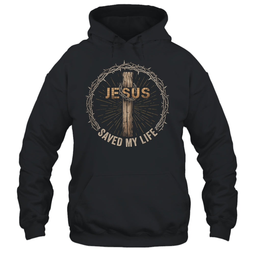 Jesus Saved My Life Christian Religious Bible Church Shirt & Hoodie | teecentury