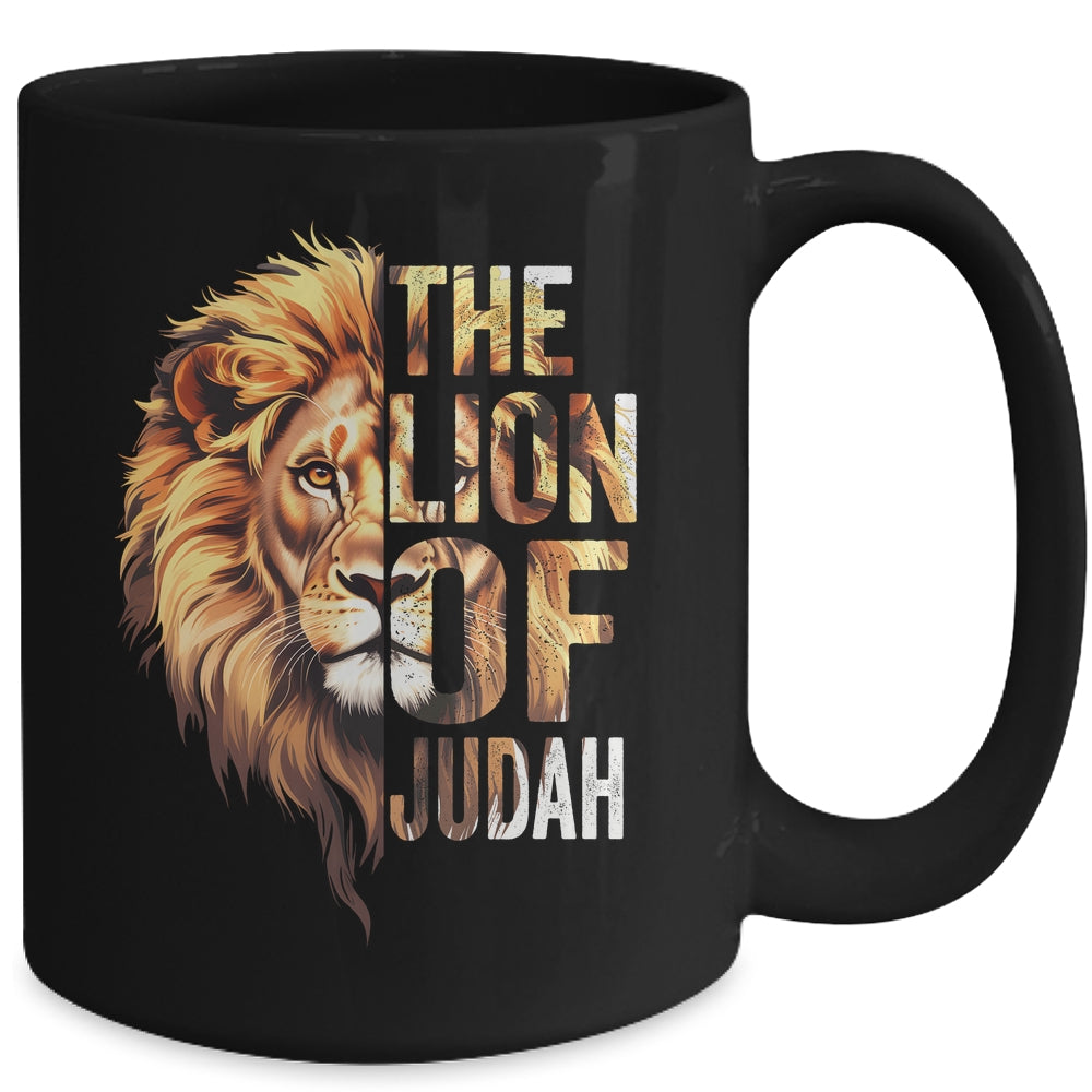 Jesus The Lion Of Judah Religious Christian For Men Women Mug | teecentury