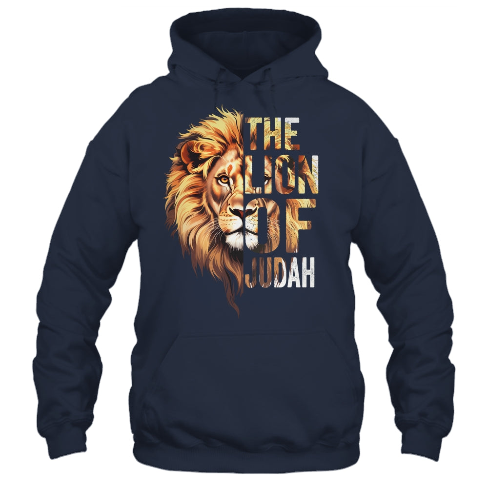 Jesus The Lion Of Judah Religious Christian For Men Women Shirt & Hoodie | teecentury