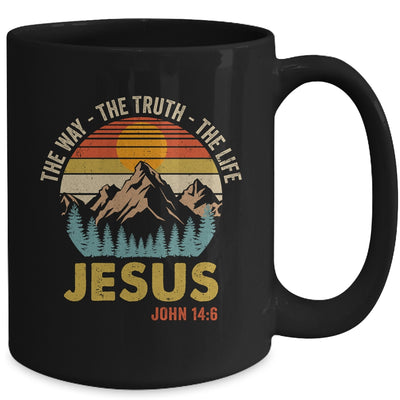 Jesus The Way Truth Life Christian Women Men Kids Worship Mug | teecentury