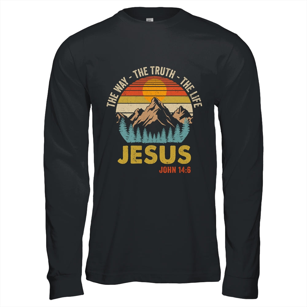 Jesus The Way Truth Life Christian Women Men Kids Worship Shirt & Hoodie | teecentury