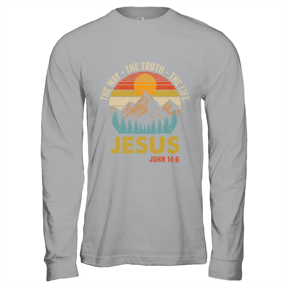 Jesus The Way Truth Life Christian Women Men Kids Worship Shirt & Hoodie | teecentury