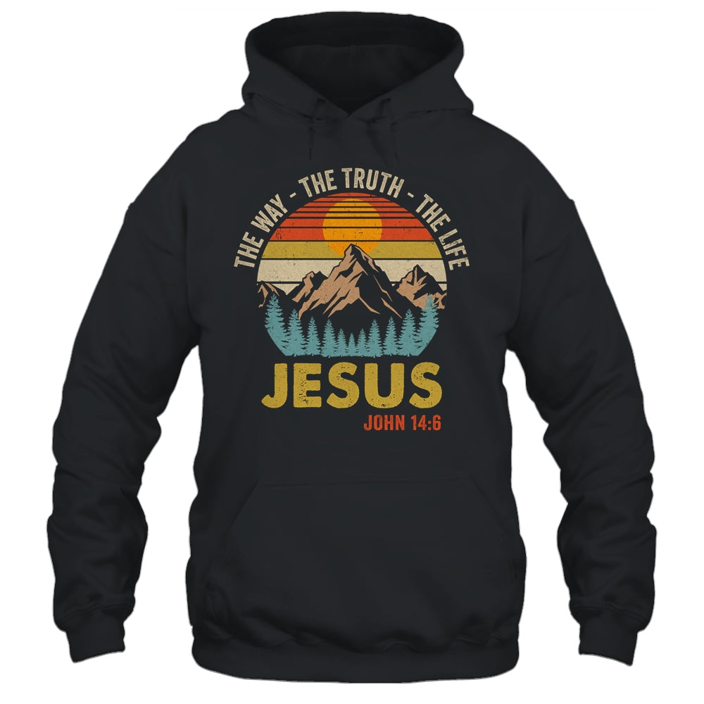 Jesus The Way Truth Life Christian Women Men Kids Worship Shirt & Hoodie | teecentury