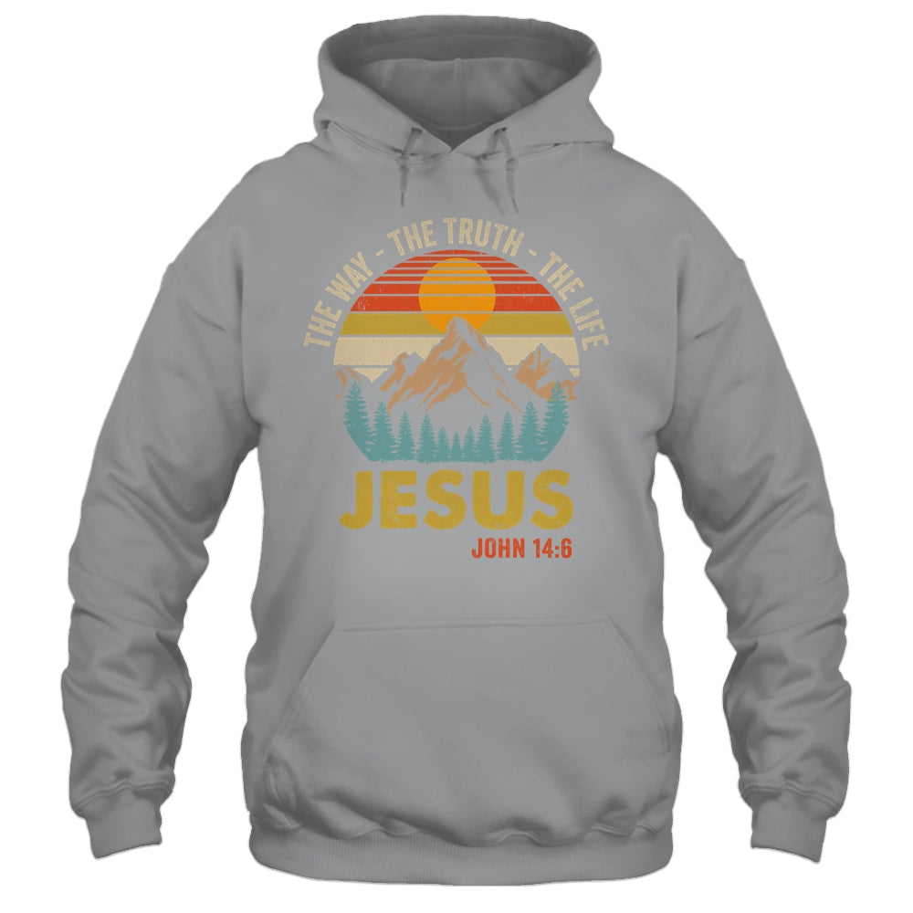 Jesus The Way Truth Life Christian Women Men Kids Worship Shirt & Hoodie | teecentury