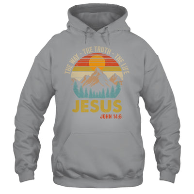 Jesus The Way Truth Life Christian Women Men Kids Worship Shirt & Hoodie | teecentury