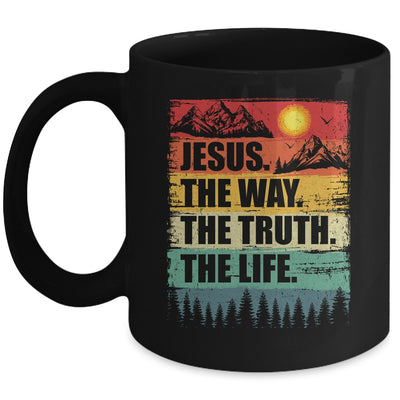Jesus The Way Truth Life Women Men Kids Christian Worship Mug | teecentury