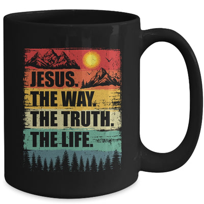 Jesus The Way Truth Life Women Men Kids Christian Worship Mug | teecentury