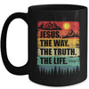 Jesus The Way Truth Life Women Men Kids Christian Worship Mug | teecentury