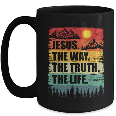 Jesus The Way Truth Life Women Men Kids Christian Worship Mug | teecentury