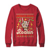 Jingle Bell Rockin Skeleton Hand Ugly Christmas Funny Shirt & Sweatshirt | teecentury