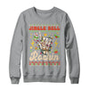 Jingle Bell Rockin Skeleton Hand Ugly Christmas Funny Shirt & Sweatshirt | teecentury