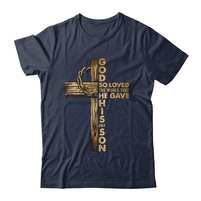 John 3:16 Jesus Christian Cross Bible Faith Religious Shirt & Hoodie | teecentury