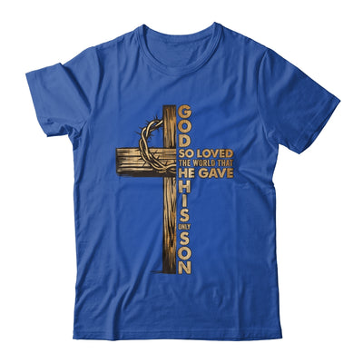 John 3:16 Jesus Christian Cross Bible Faith Religious Shirt & Hoodie | teecentury