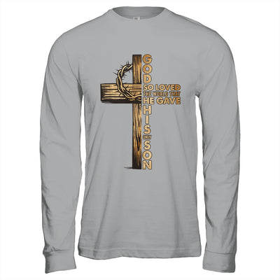 John 3:16 Jesus Christian Cross Bible Faith Religious Shirt & Hoodie | teecentury