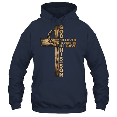 John 3:16 Jesus Christian Cross Bible Faith Religious Shirt & Hoodie | teecentury