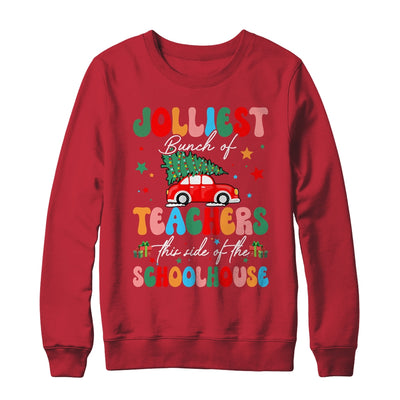 Jolliest Bunch Of Teachers This Side Of The Schoolhouse Xmas Shirt & Sweatshirt | teecentury