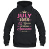 July 1959 65 Years Of Being Awesome Retro 65th Birthday Shirt & Tank Top | teecentury