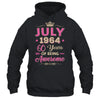 July 1964 60 Years Of Being Awesome Retro 60th Birthday Shirt & Tank Top | teecentury