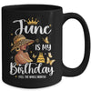 June Is My Birthday African American Woman Birthday Queen Mug | teecentury