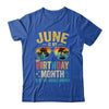 June Is My Birthday Retro Sunglasses Funny Birthday Shirt & Hoodie | teecentury