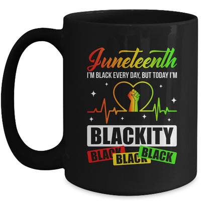 Juneteenth Black Heartbeat Black History African American Mug | teecentury
