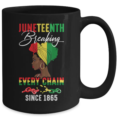Juneteenth Breaking Every Chain Since 1865 For Women Men Mug | teecentury